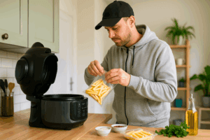 easy open potati fries packaging